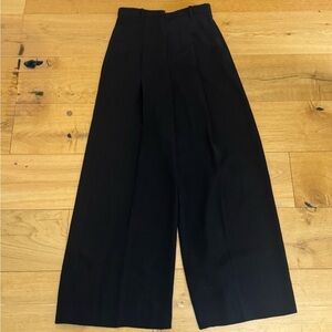 ZARA XS NWT Black Wide-Leg Pants